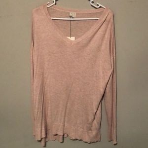 Light pink, V neck sweater